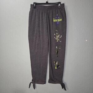 Disney Parks Haunted Mansion Ghosts Sweatpants Women Gray Lounge Pants sz M